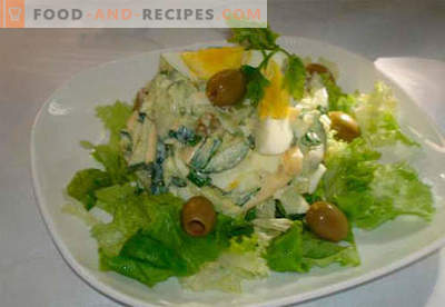 Sałatka z ogórkiem i jajkiem - pięć najlepszych przepisów. Jak właściwie i smacznie przyrządzić sałatkę z ogórkiem i jajkiem.