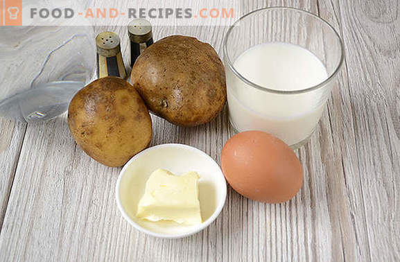 Gotowanie tłuczonych ziemniaków z mlekiem o odpowiedniej konsystencji