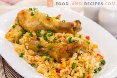 Podudzia z kurczaka z ryżem w wolnej kuchence