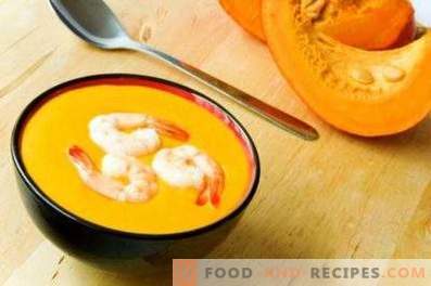 Pumpkin Puree i Shrimp Soup