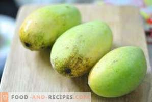 Как се съхранява манго