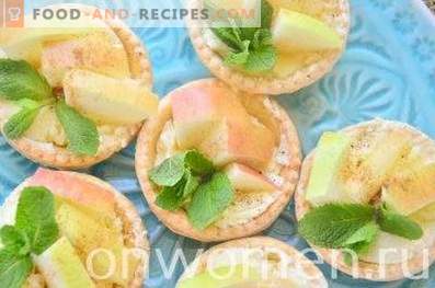 Tartlets z jabłkami i kremem maślanym