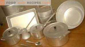 Uszkodzenie aluminiowych naczyń kuchennych