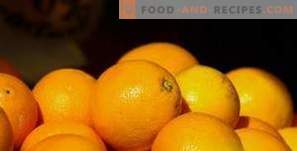 Lagerung von Orangen