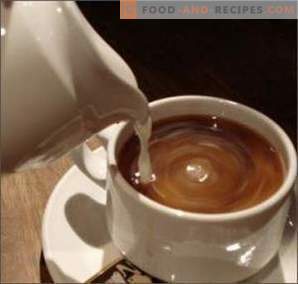 Kawa z mlekiem: korzyści lub szkody