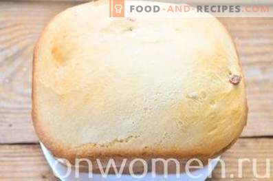 Ciasto wielkanocne z rodzynkami w wypiekaczu chleba