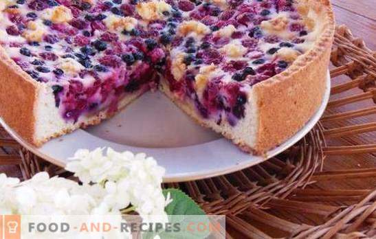 Pie with berries in a slow cooker - flavored pastries. Cake recipes with berries in a slow cooker: open, biscuit, puff, sand