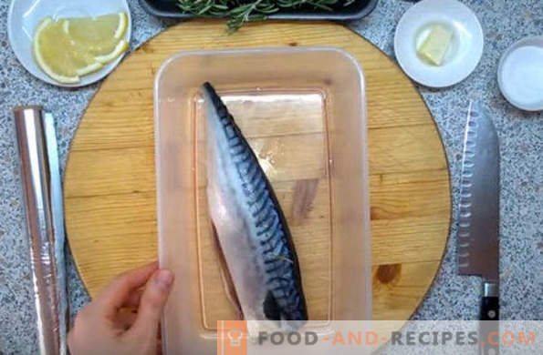 Jak ugotować pyszną makrelę w piekarniku. Pieczona makrela w pergaminie