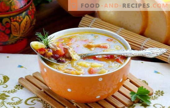Lean Bean Soup to proste, smaczne i bardzo różnorodne danie. Sekrety i metody gotowania chudej zupy fasolowej