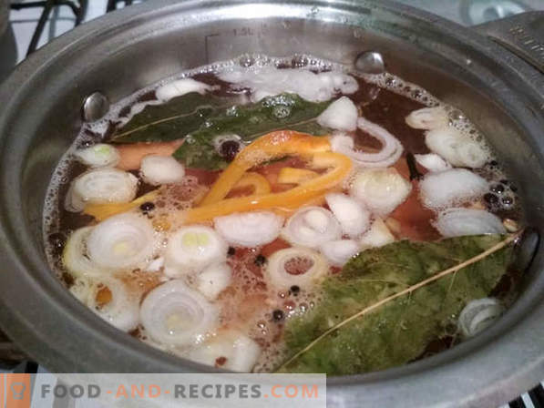 Rolmops - involtini di aringhe con cetriolo: ricetta di cucina con foto
